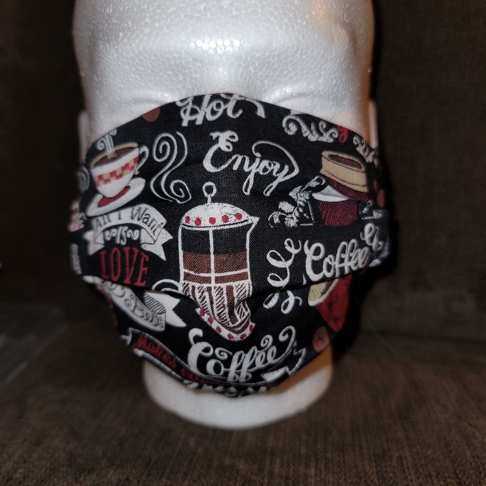 Coffee Themed Face Mask